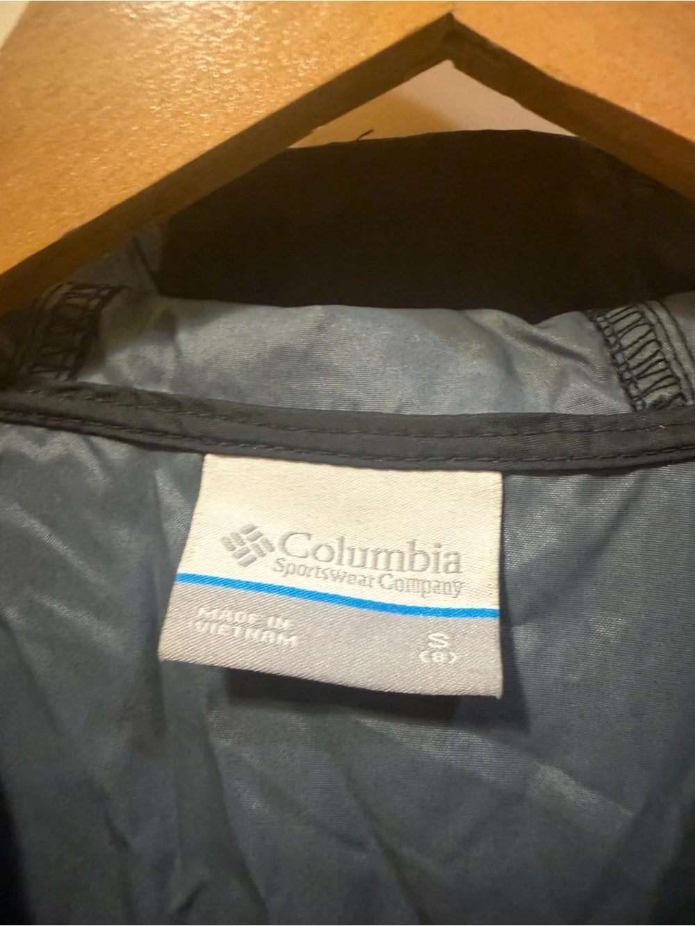 Columbia Kids' Black Hooded Windbreaker Jacket